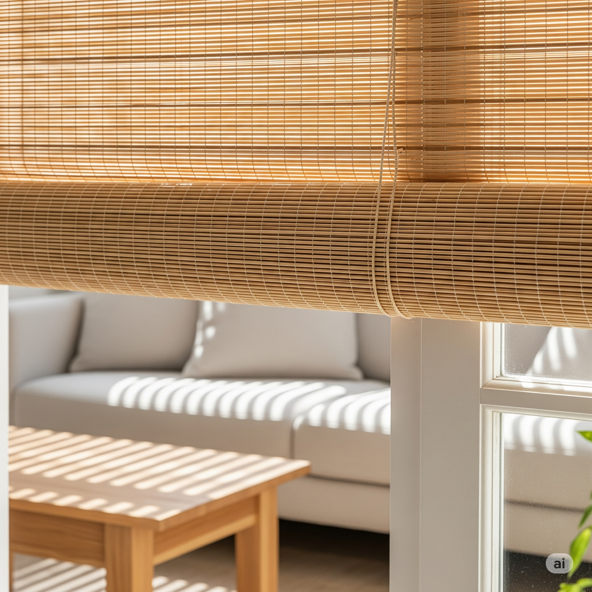 Natural Bamboo Matchstick Blinds